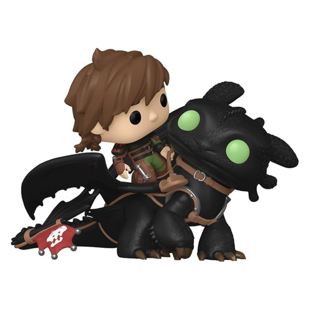 Funko Pop Hiccup with Toothless 123 - DreamWorks How to Train Your Dragon