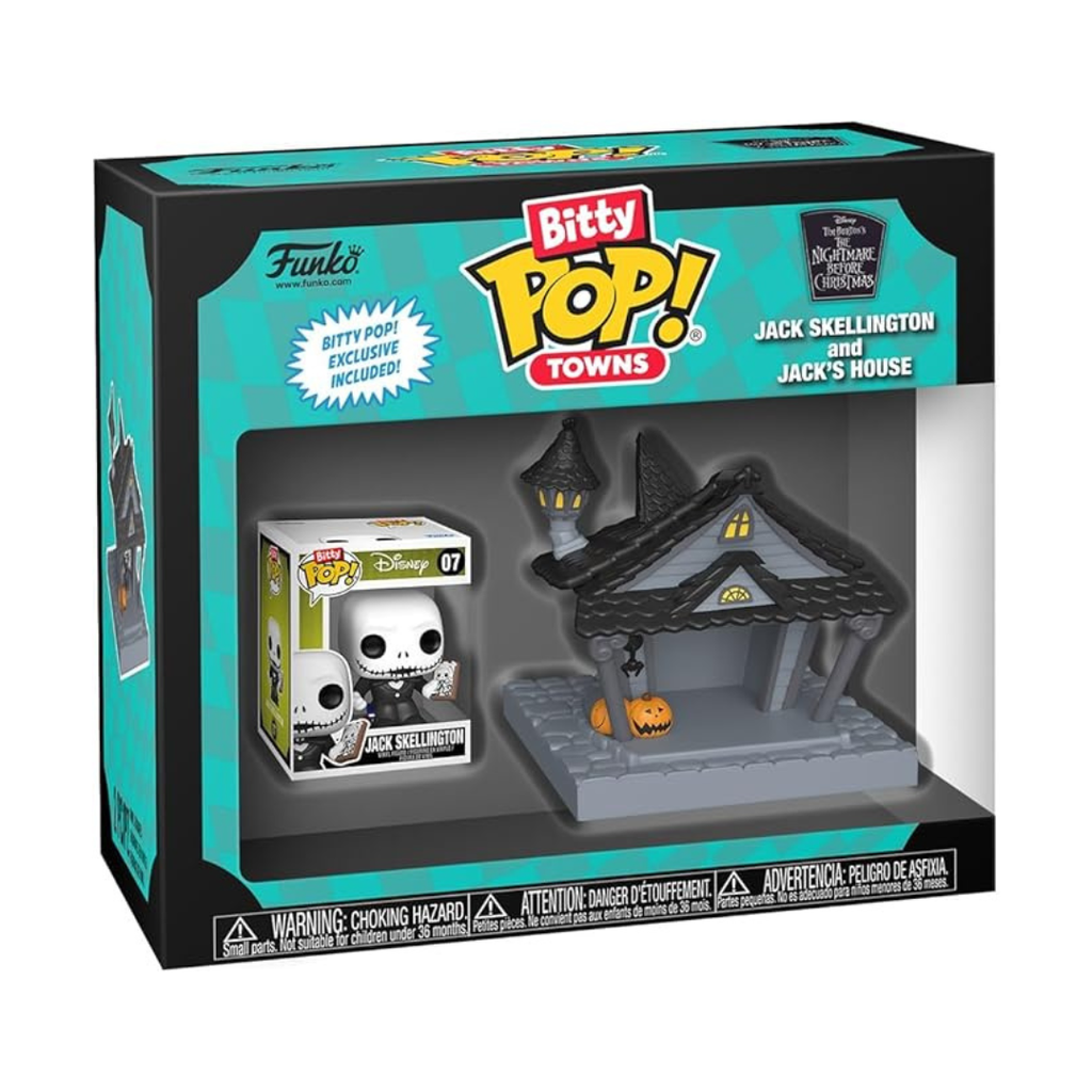Bitty Pop Jack Skellington and Jack's House - The Nightmare Before Christmas