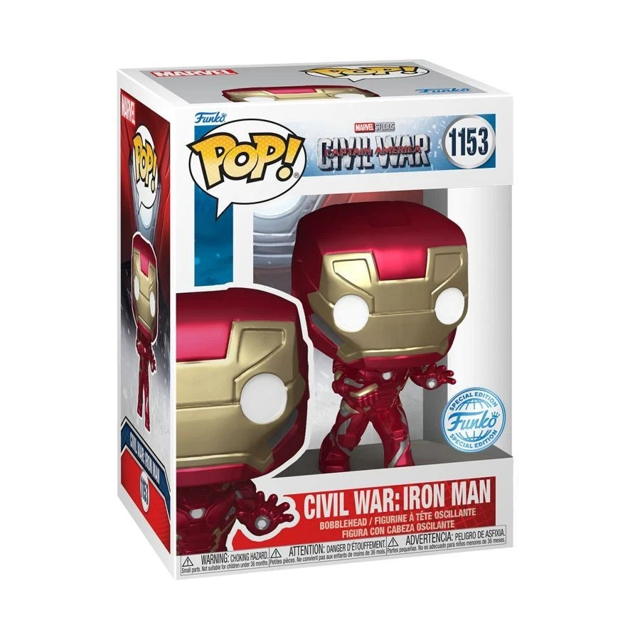 Funko Pop Civil War: Iron Man 1153 - Marvel